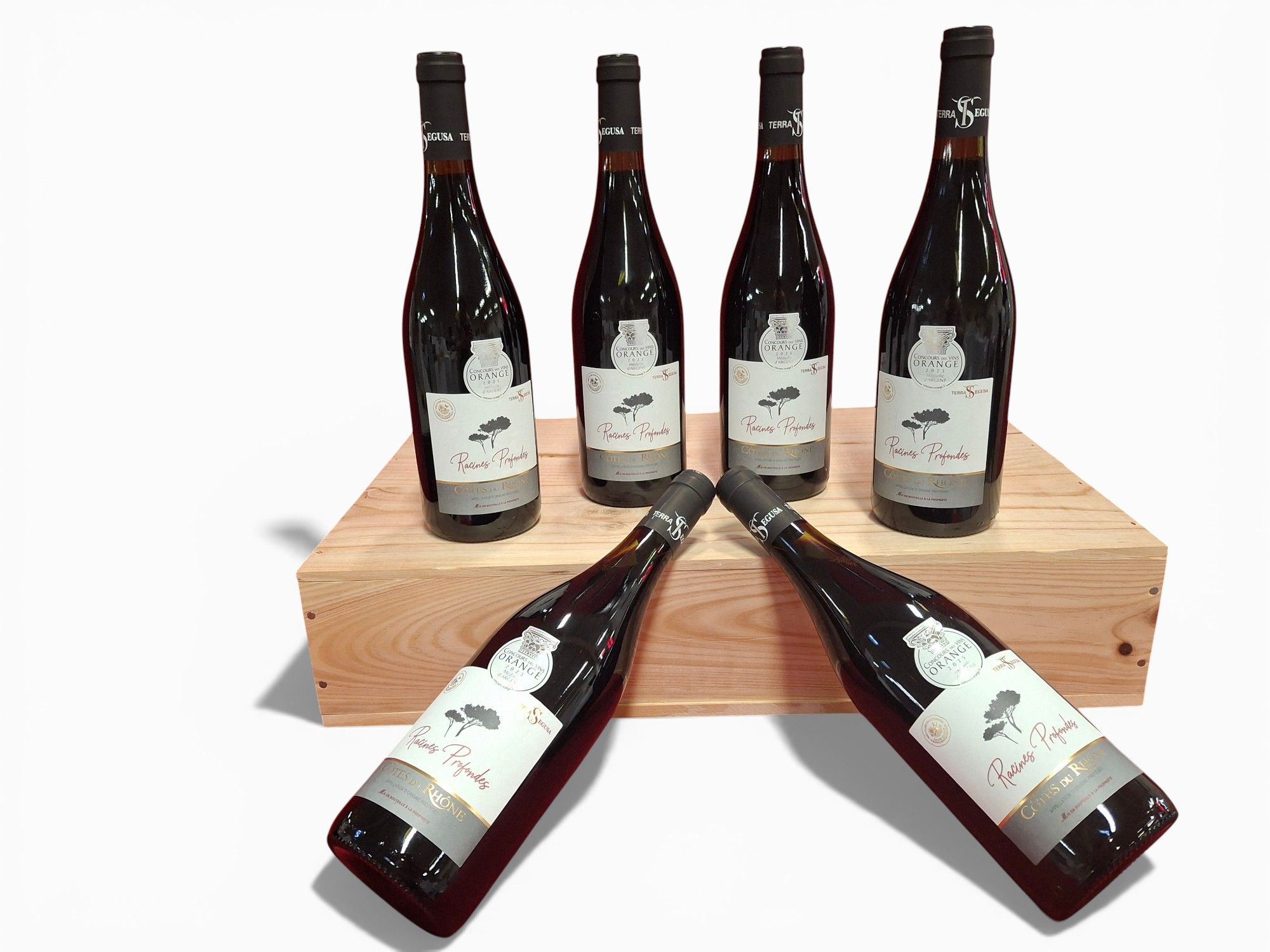 Lot de 12 bouteilles Les Charmes de Bellevue, 1998 Côtes de Marmandais élevé en fût de chêne récoltant - Lazuli