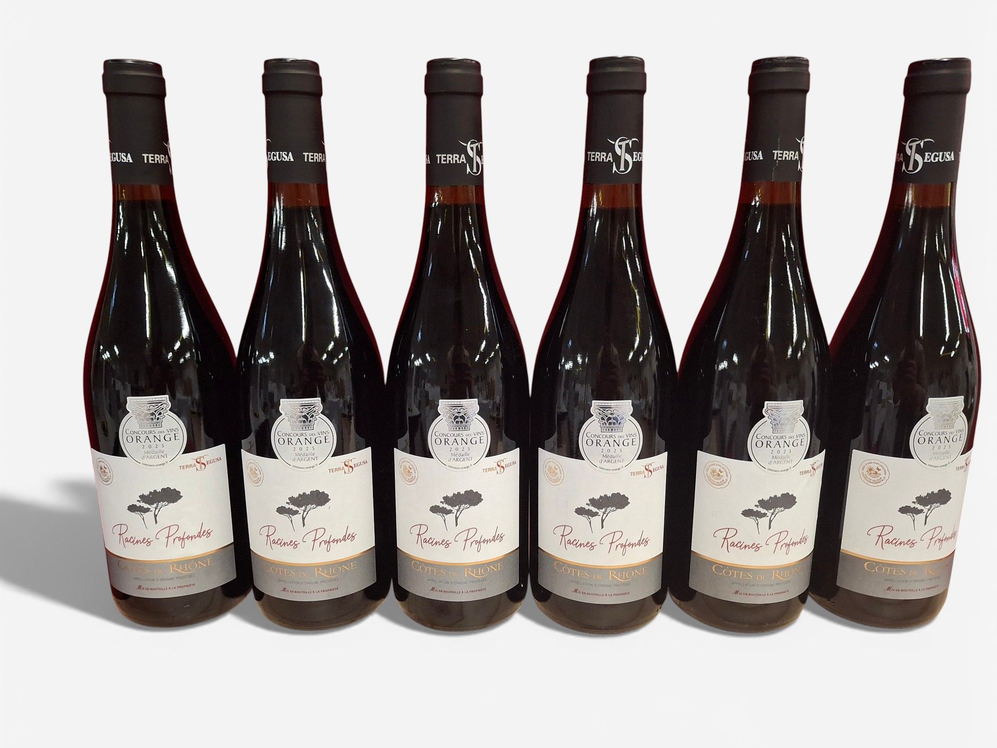 Lot de 6 bouteilles Seigneur de Grace 2014 Syrah Vin d’Espagne, état parfait - Lazuli