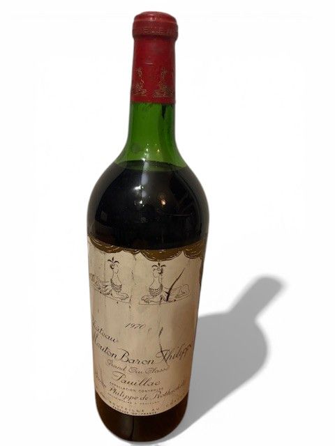Magnum Pauillac grand cru classé Château Mouton Baron Philipppe 1970 - Lazuli