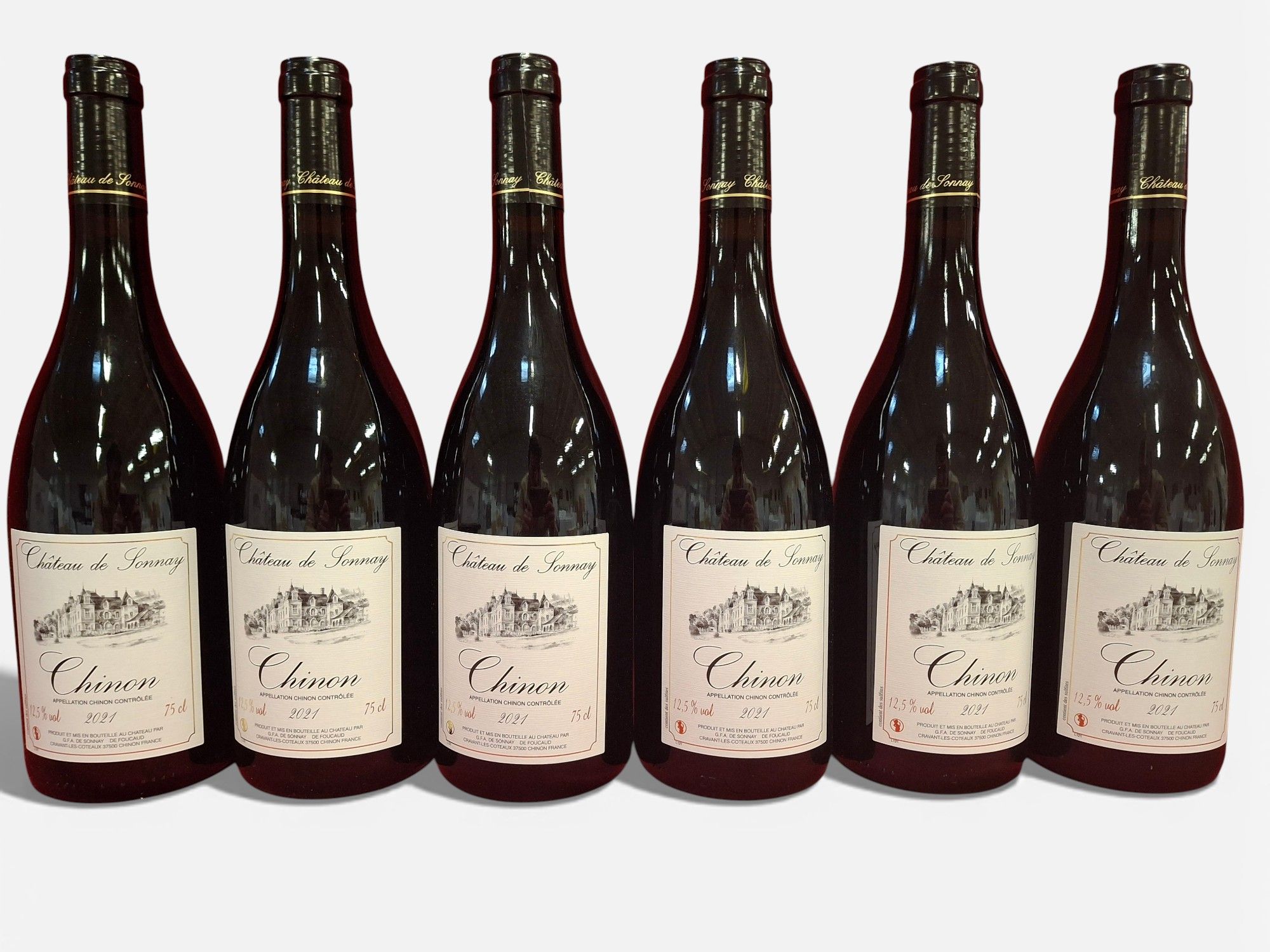 Lot de 6 bouteilles Chardonnay 2024 Domaine Paul Henri Lacroix, état parfait - Lazuli