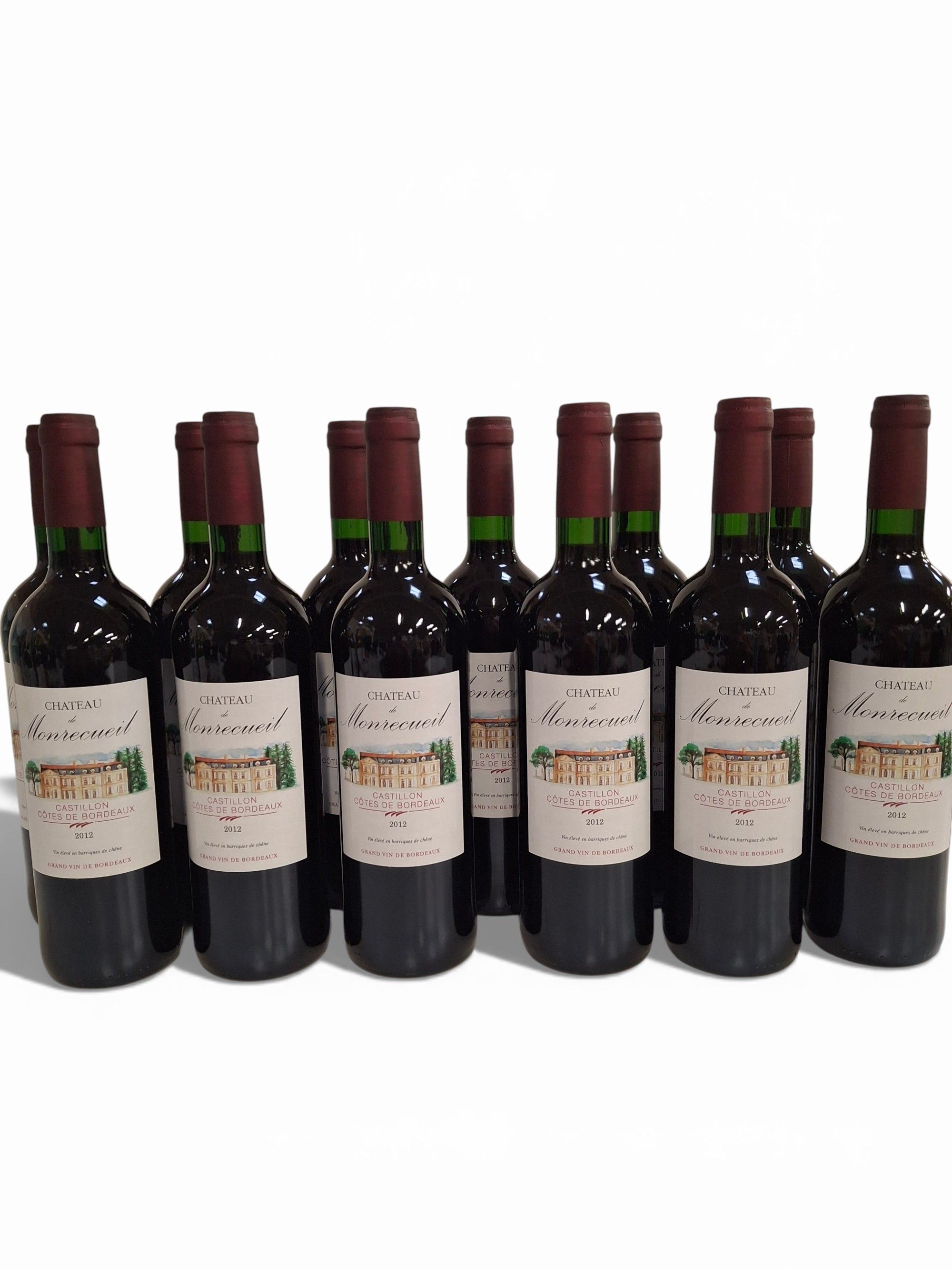 Lot de 4 bouteilles Château Labegorce Margaux 1981 - Lazuli