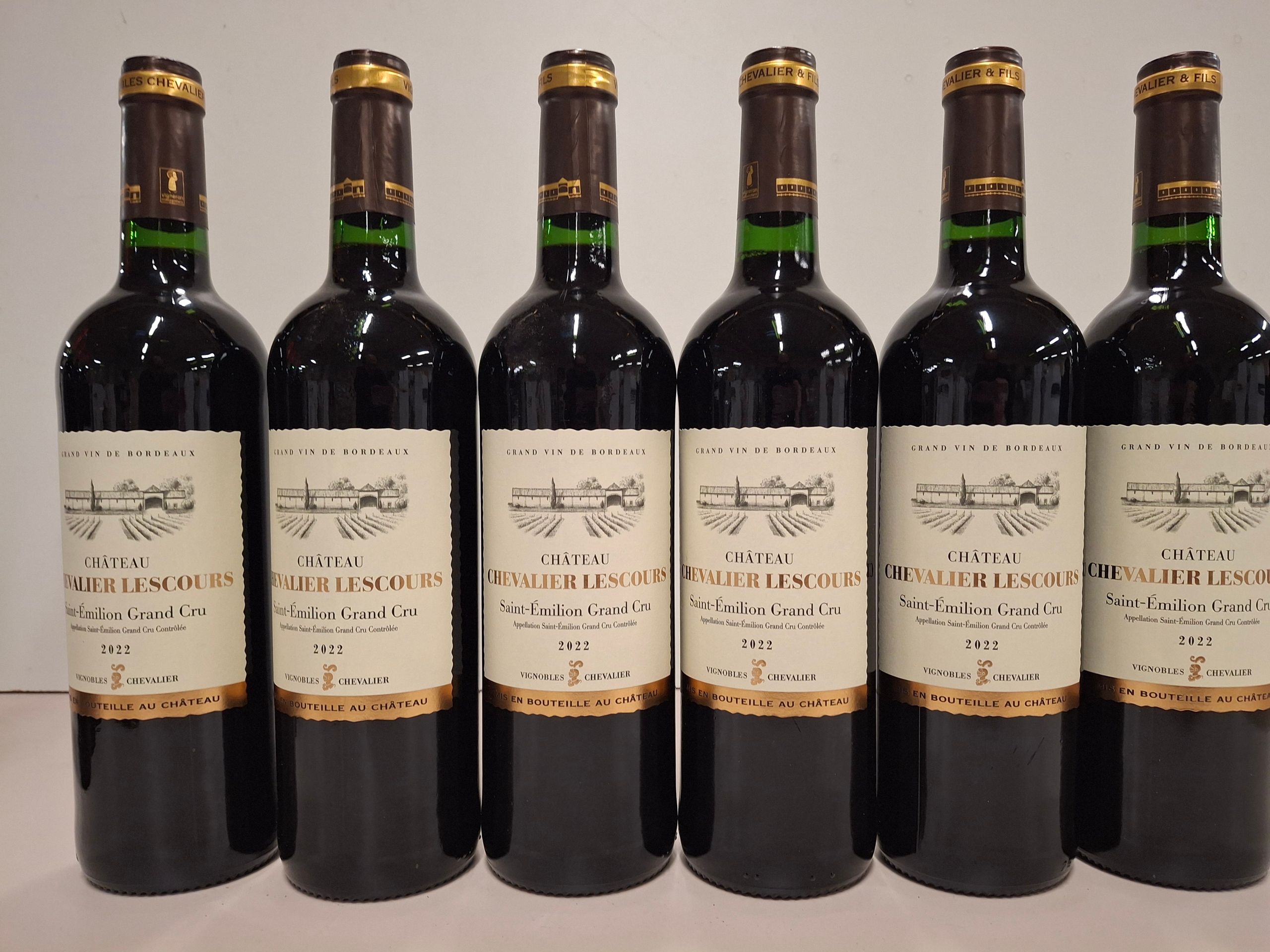 Lot de 5 bouteilles graves Château Ponteilh Monplaisir 1978 - Lazuli