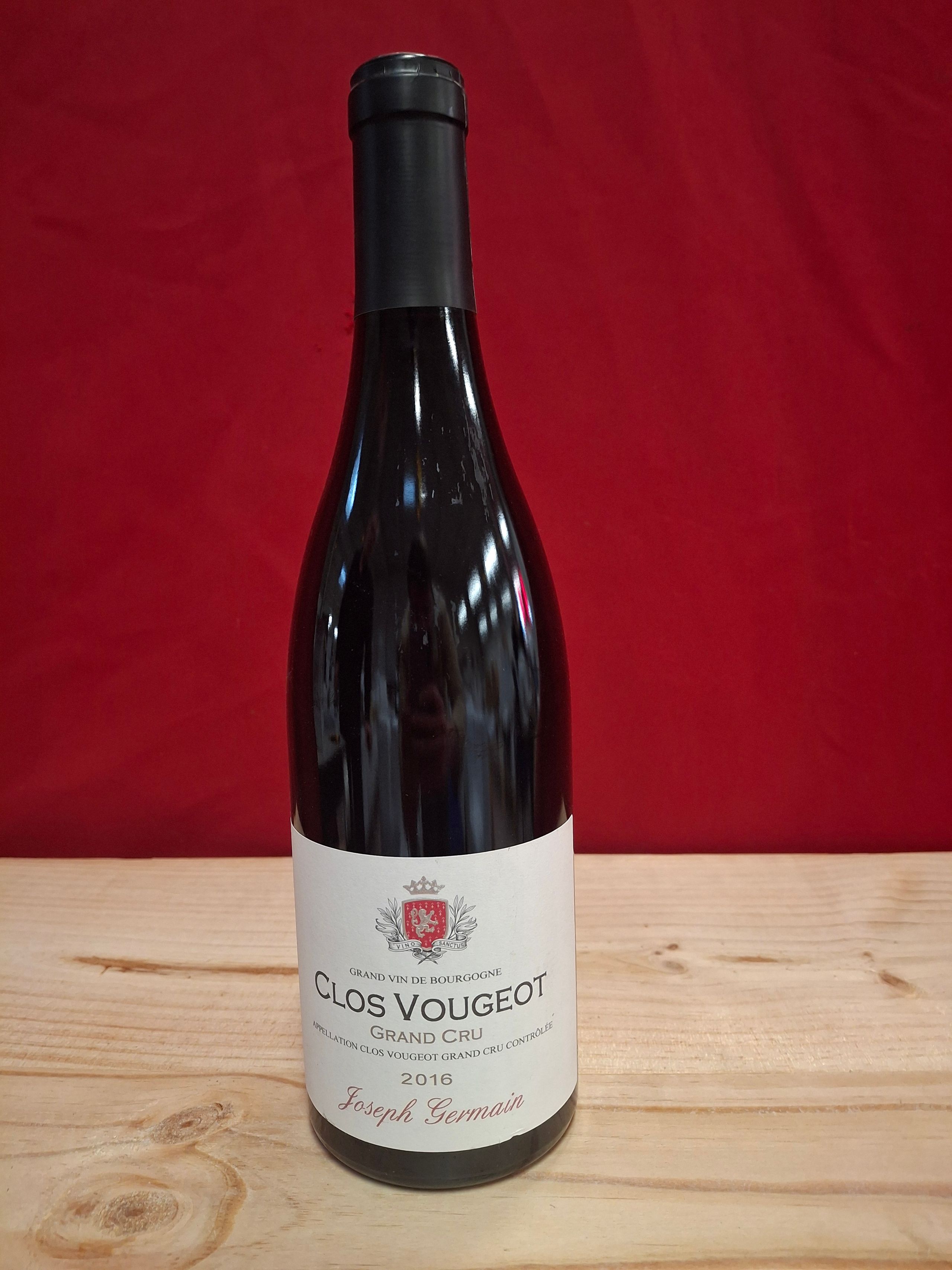 1 Bouteille de Clos Vougeot 2016 Grand Cru Domaine Joseph Germain - Lazuli