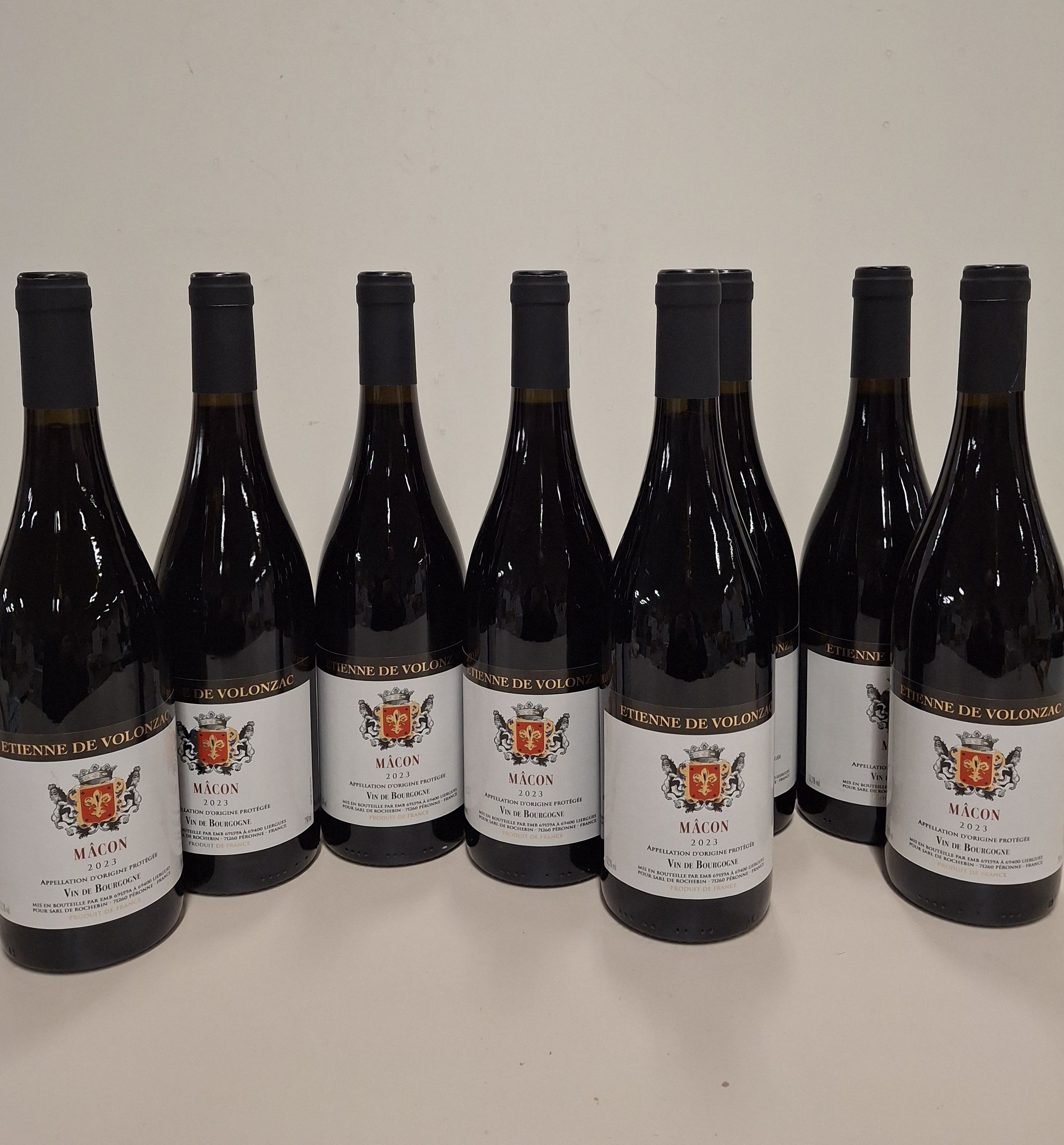 Lot de 5 bouteilles de graves Château Ponteilh Monplaisir 1979 - Lazuli