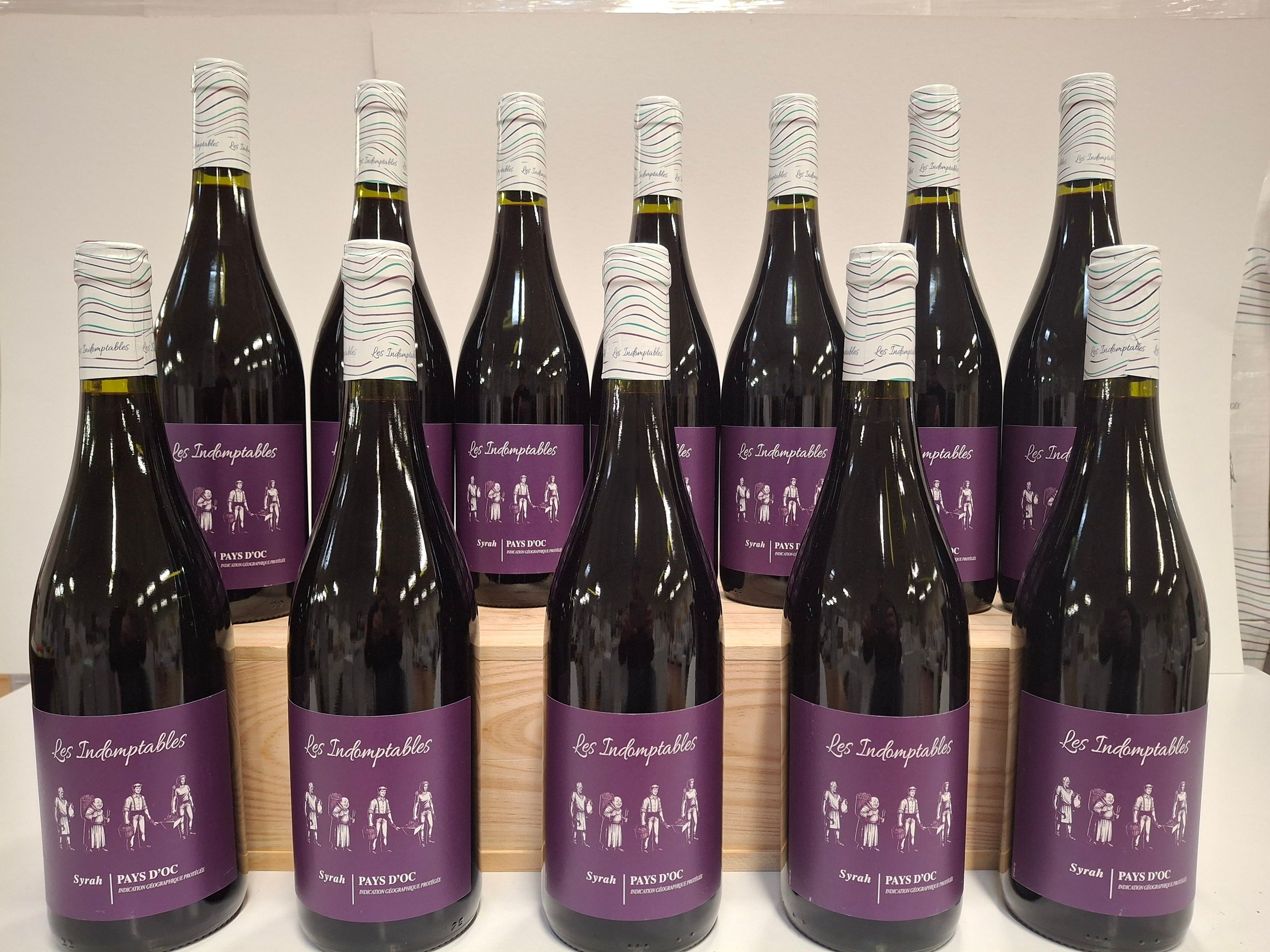 12 Bouteilles de Syrah 2024 Pays d’oc  « Les indomptables » - Lazuli