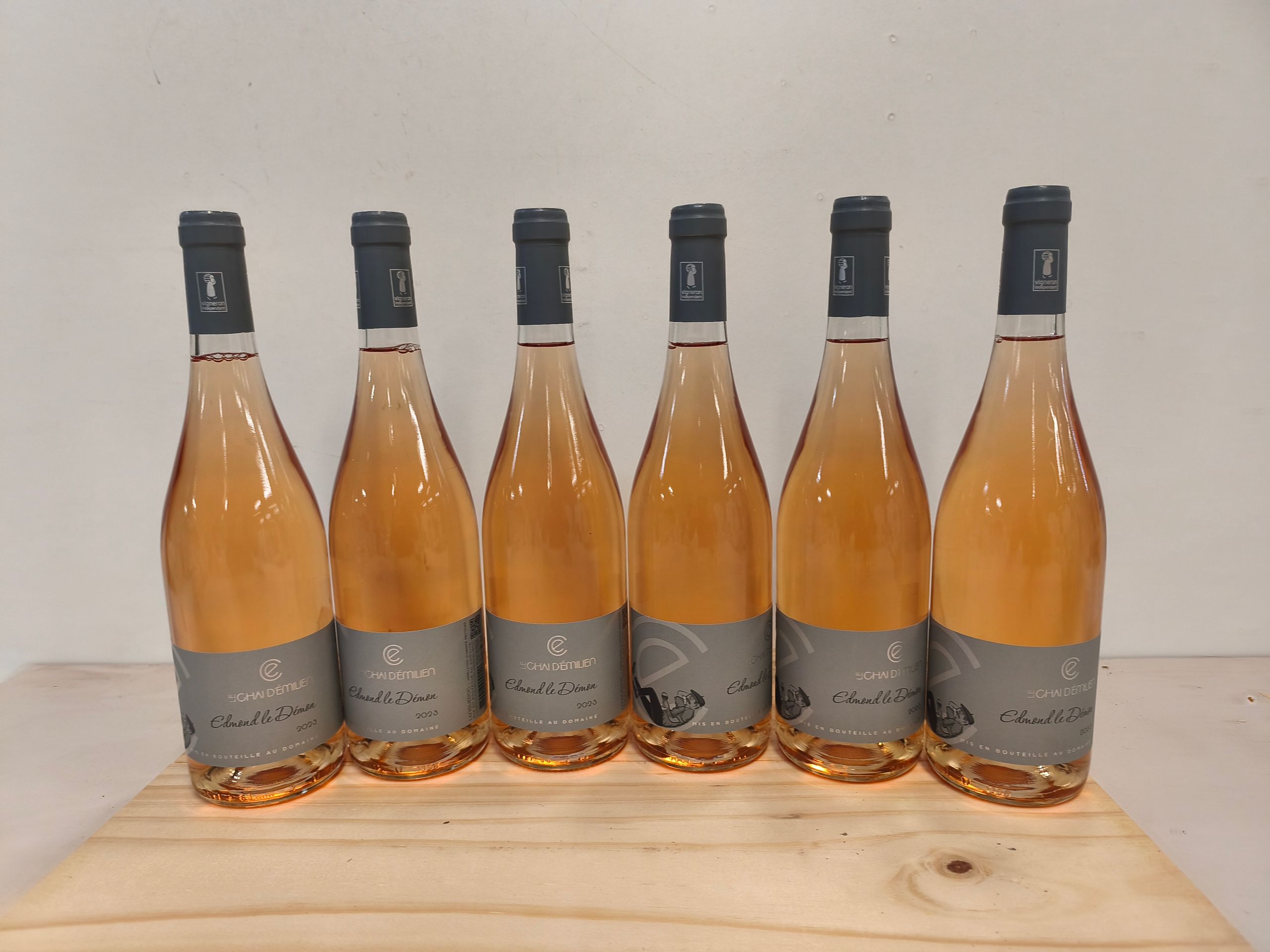 6 Bouteilles Mâcon Rouge 2023 Domaine Paul Henri Lacroix, état parfait - Lazuli