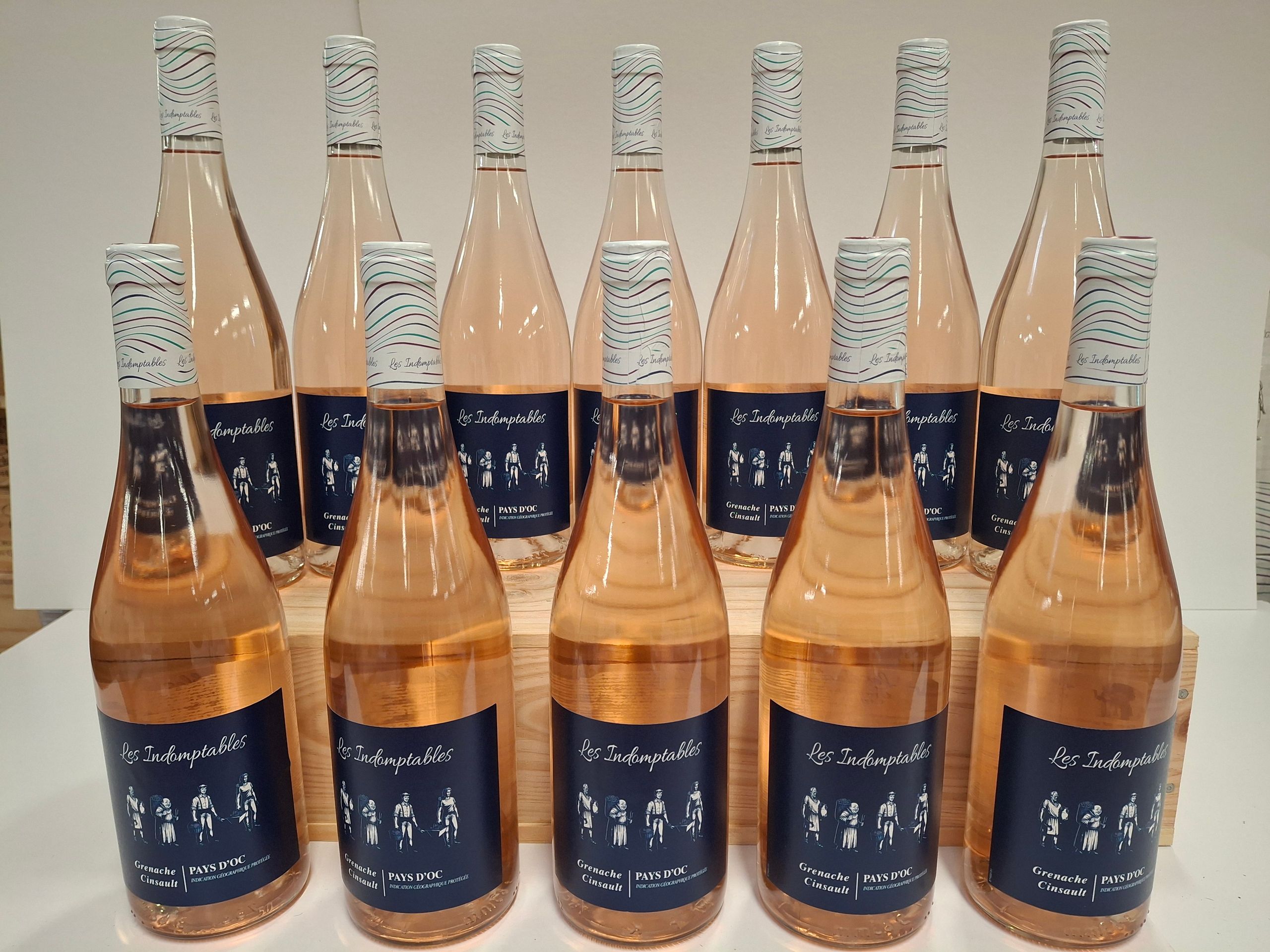 12 Bouteilles Rosé 2025 Pays d’Oc Grenache et Cinsault Les Indomptables - Lazuli