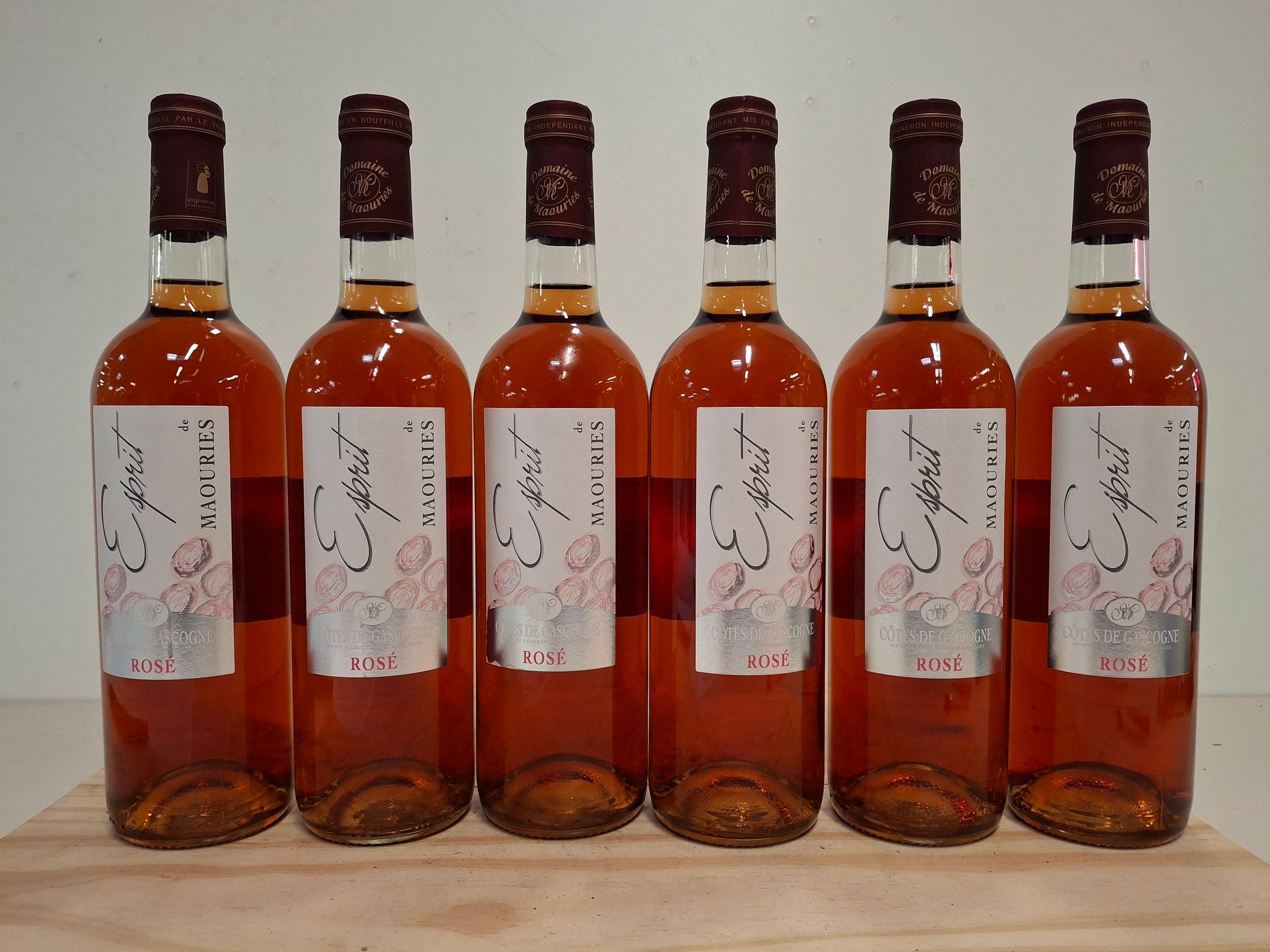 6 Bouteilles Château Tour du Videau 2016 Côtes de Bordeaux récoltant état parfait - Lazuli