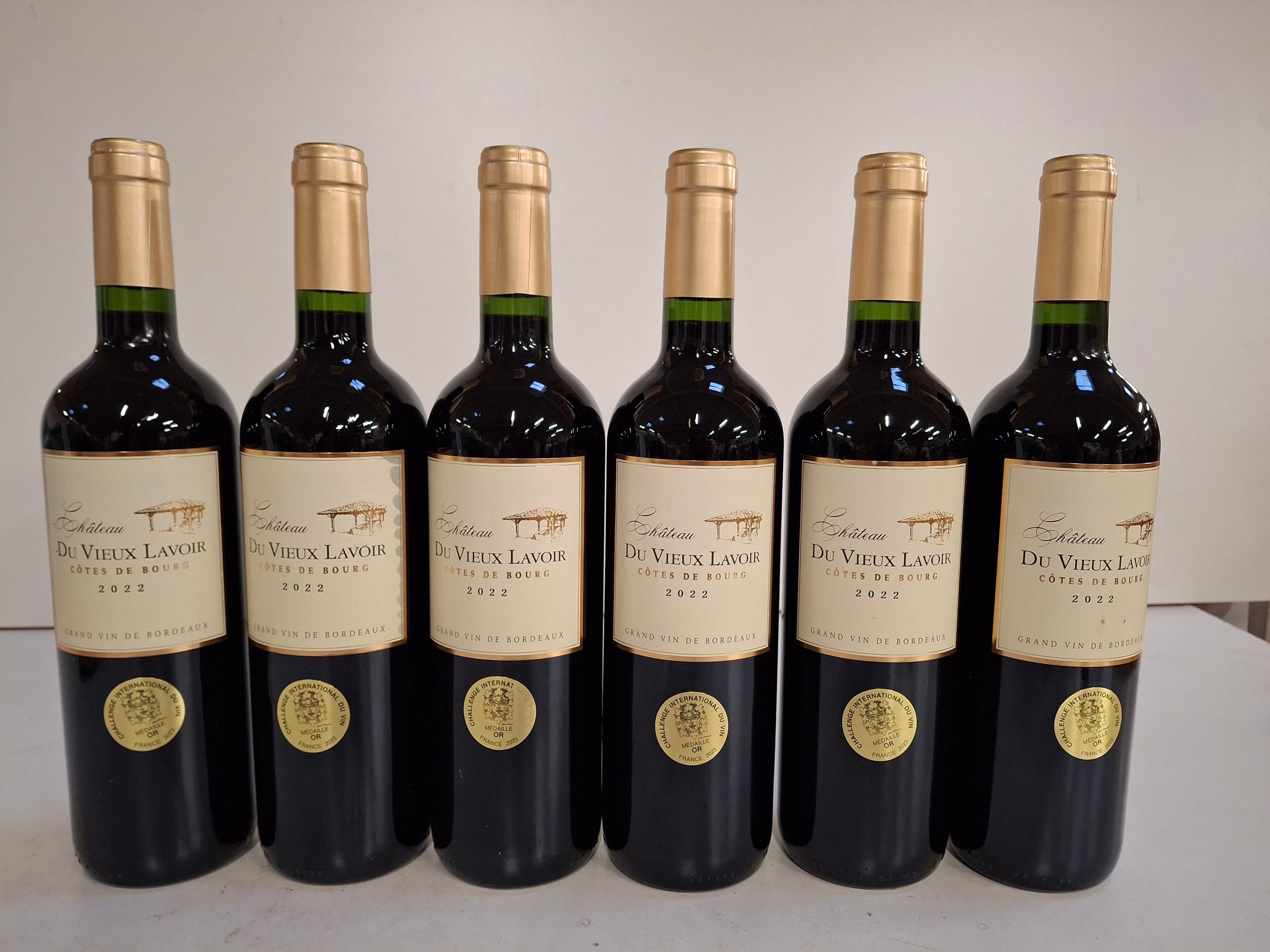 6 Bouteilles Château du Vieux Lavoir 2022 Côtes de Bourg - Lazuli