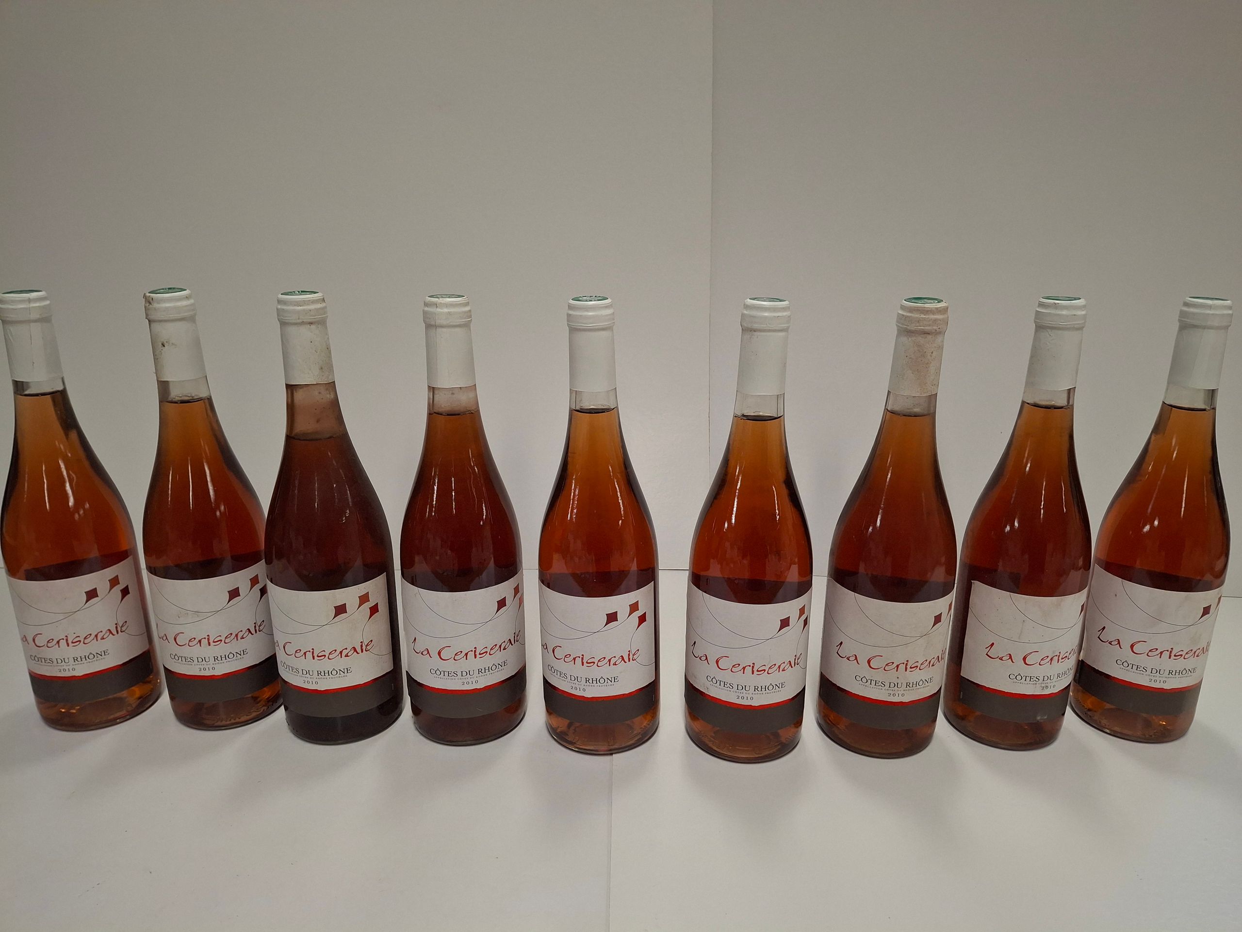 9 Bouteilles Côtes du Rhône 2010 Rosé La Ceriseraie - Lazuli