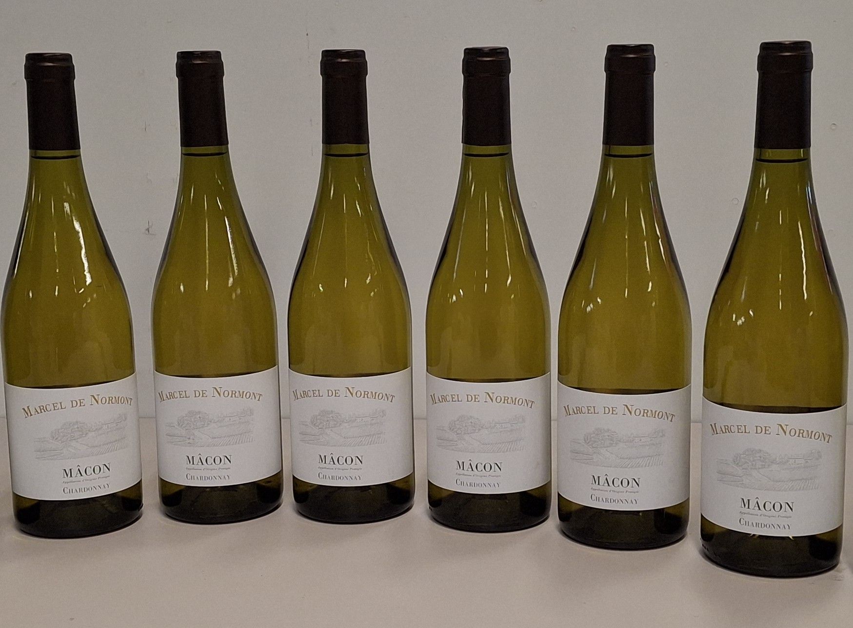 6 Bouteilles Mâcon Chardonnay 2024 Domaine Marcel de Normont - Lazuli
