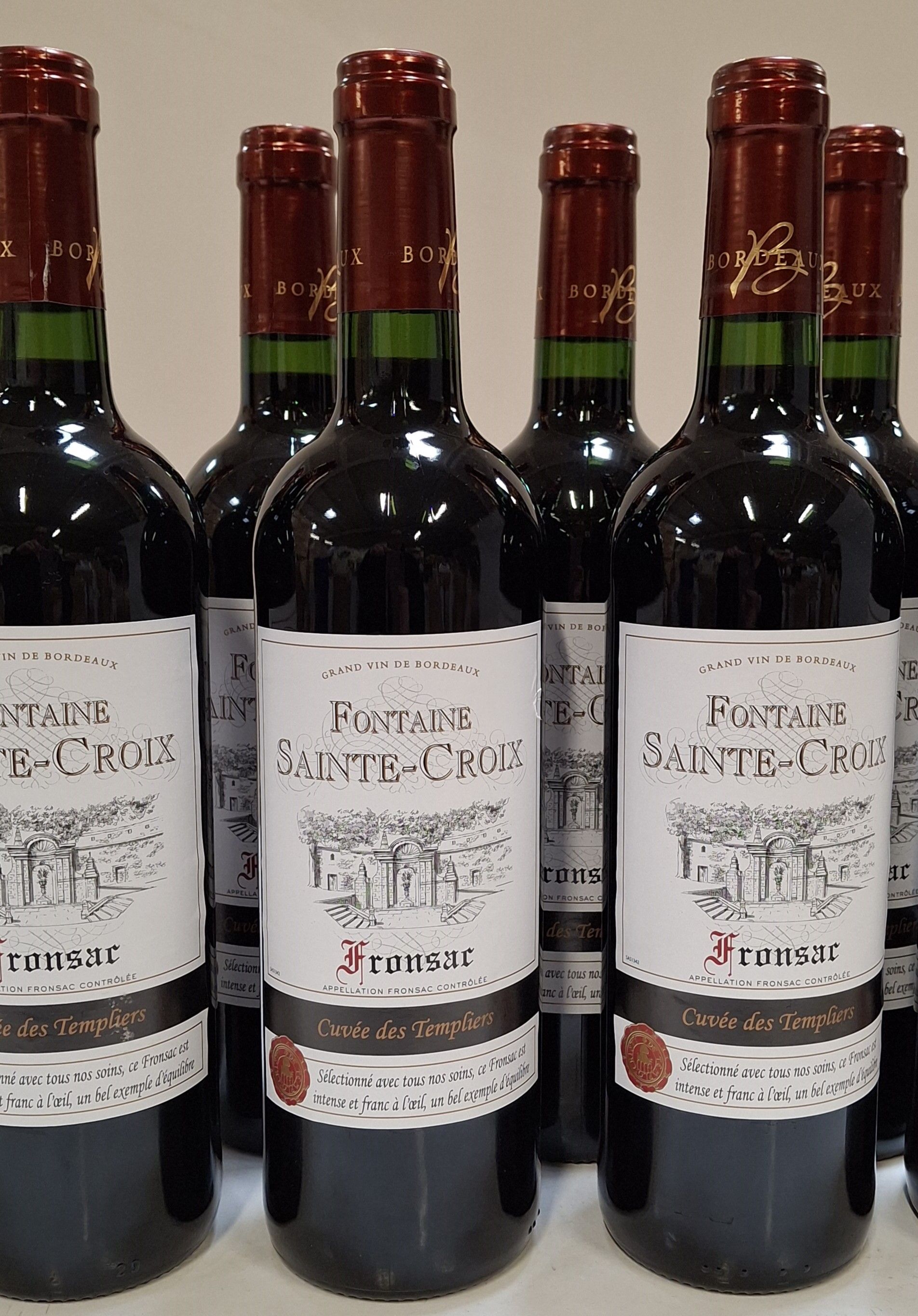 Lot de 5 bouteilles Listrac grand cru bourgeois Château Semeillan Mazeau  1978 - Lazuli