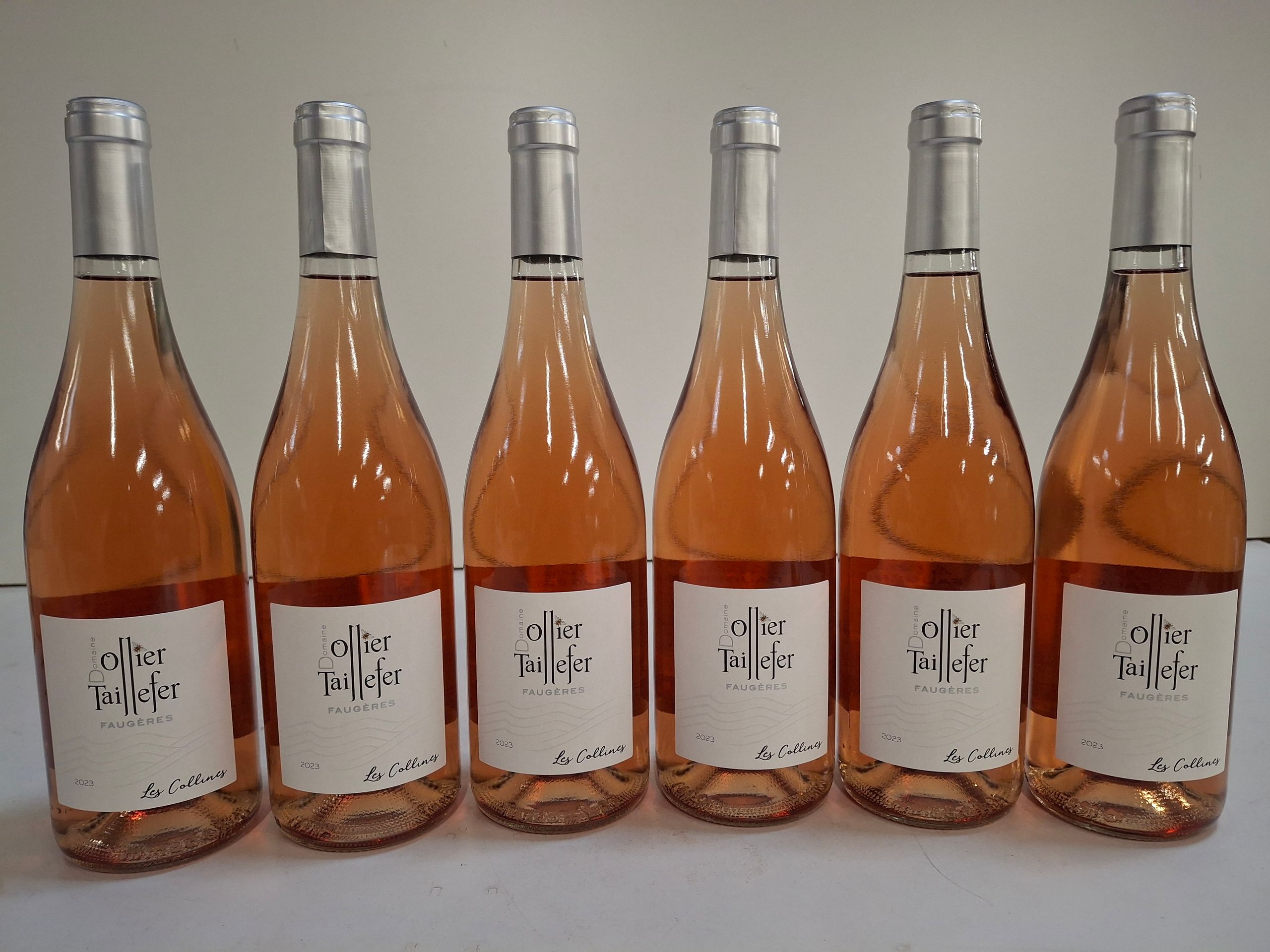 6 Bouteilles de Rosé Faugères 2023 Les Collines Domaine Ollier Taillefer, récolant, vin biologique - Lazuli