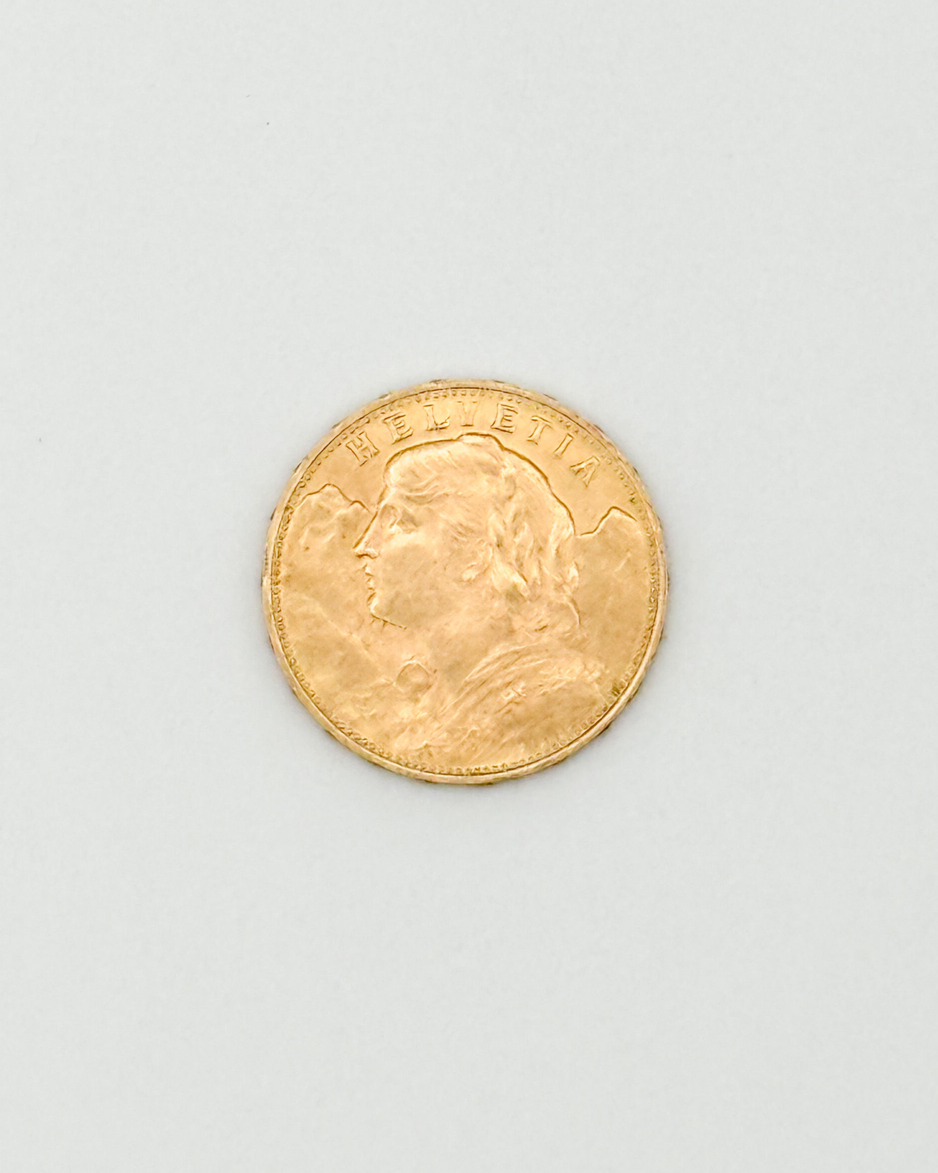 Pièce en or de 20 Francs Vreneli (1925B). - Lazuli