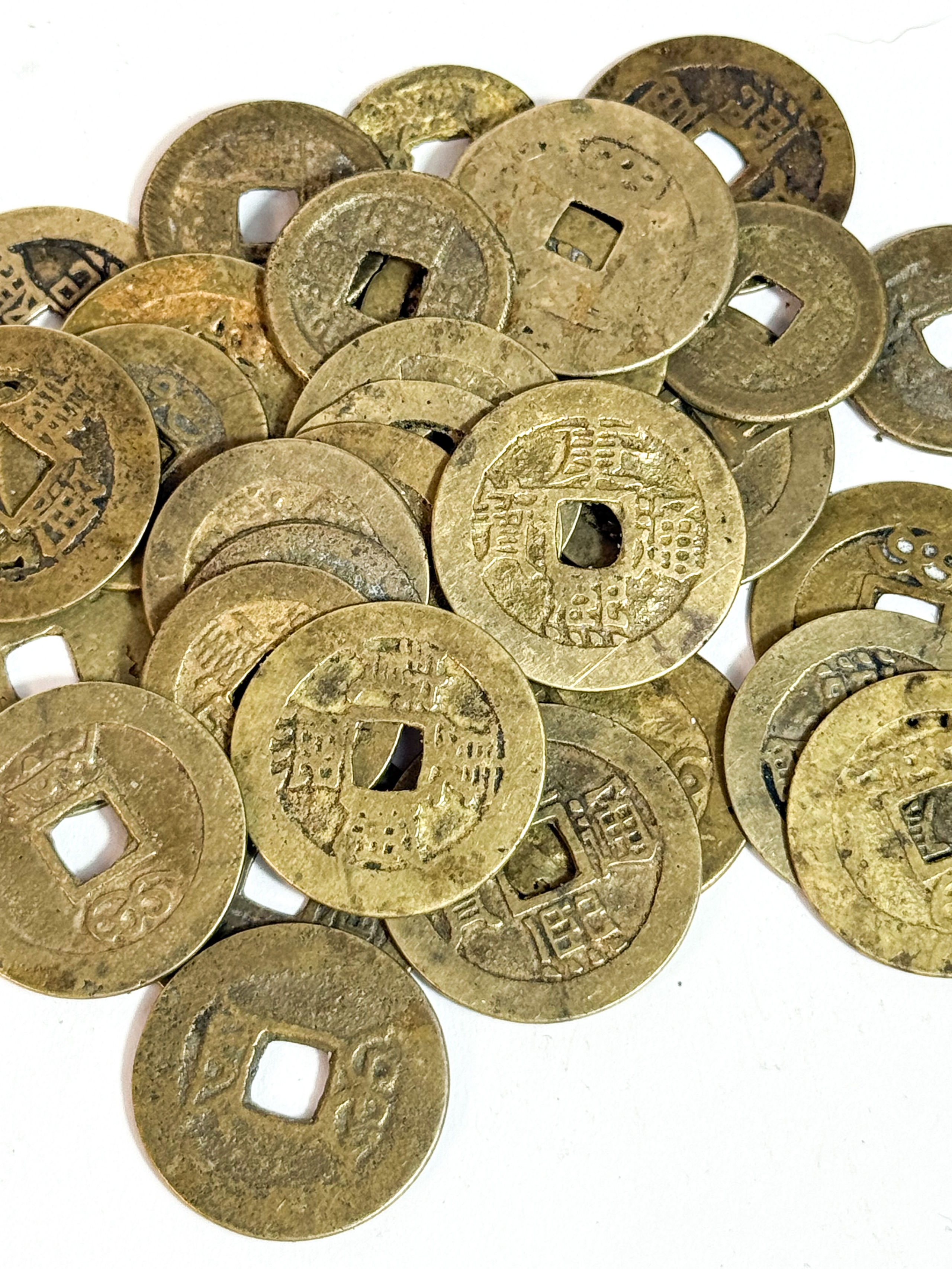 Lot de sapèques chinois de bronze - Lazuli