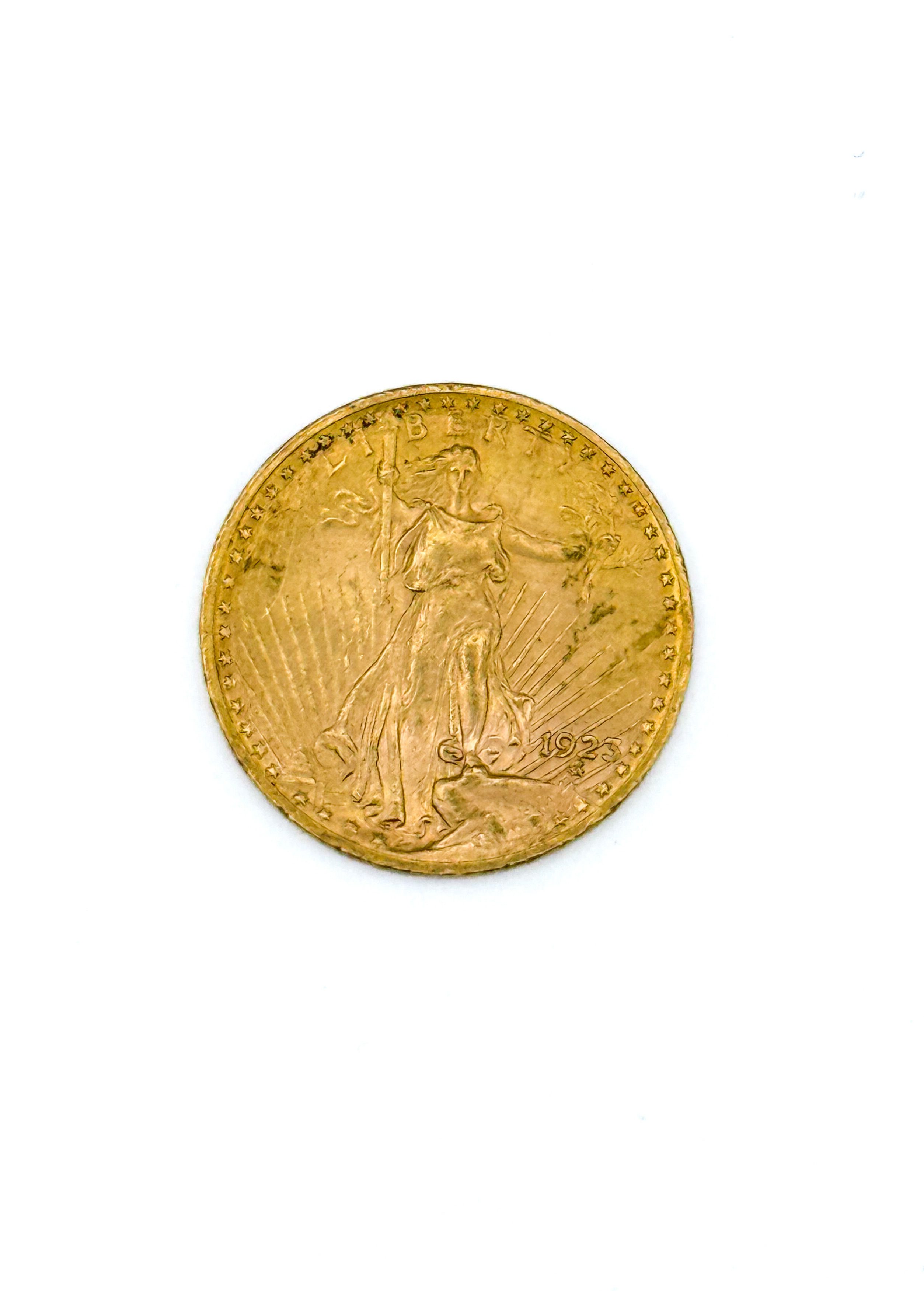 20 dollars « Saint-Gaudens – Double Eagle » avec devise 1923 - Lazuli