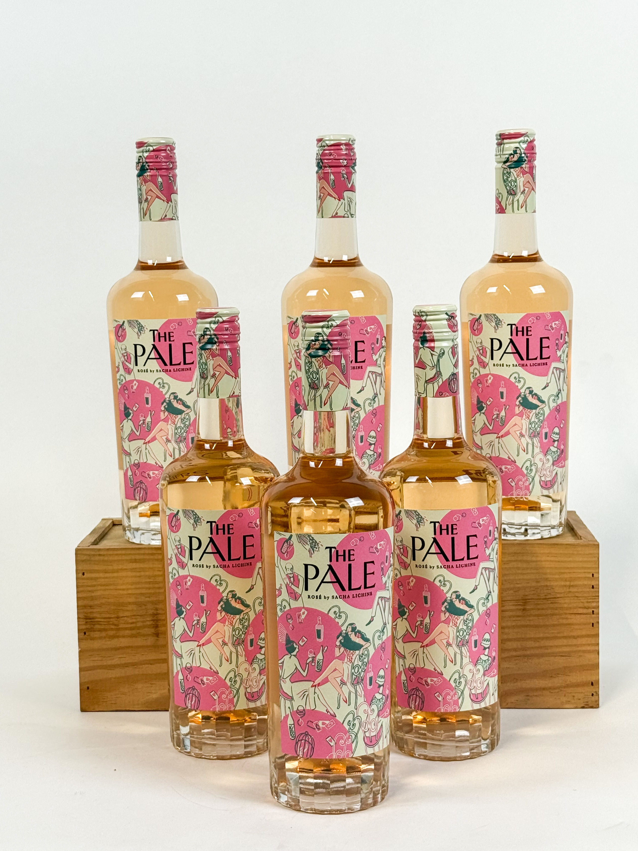 Six bouteilles de rosé The Pale, Sacha Lichine, 2024 - Lazuli