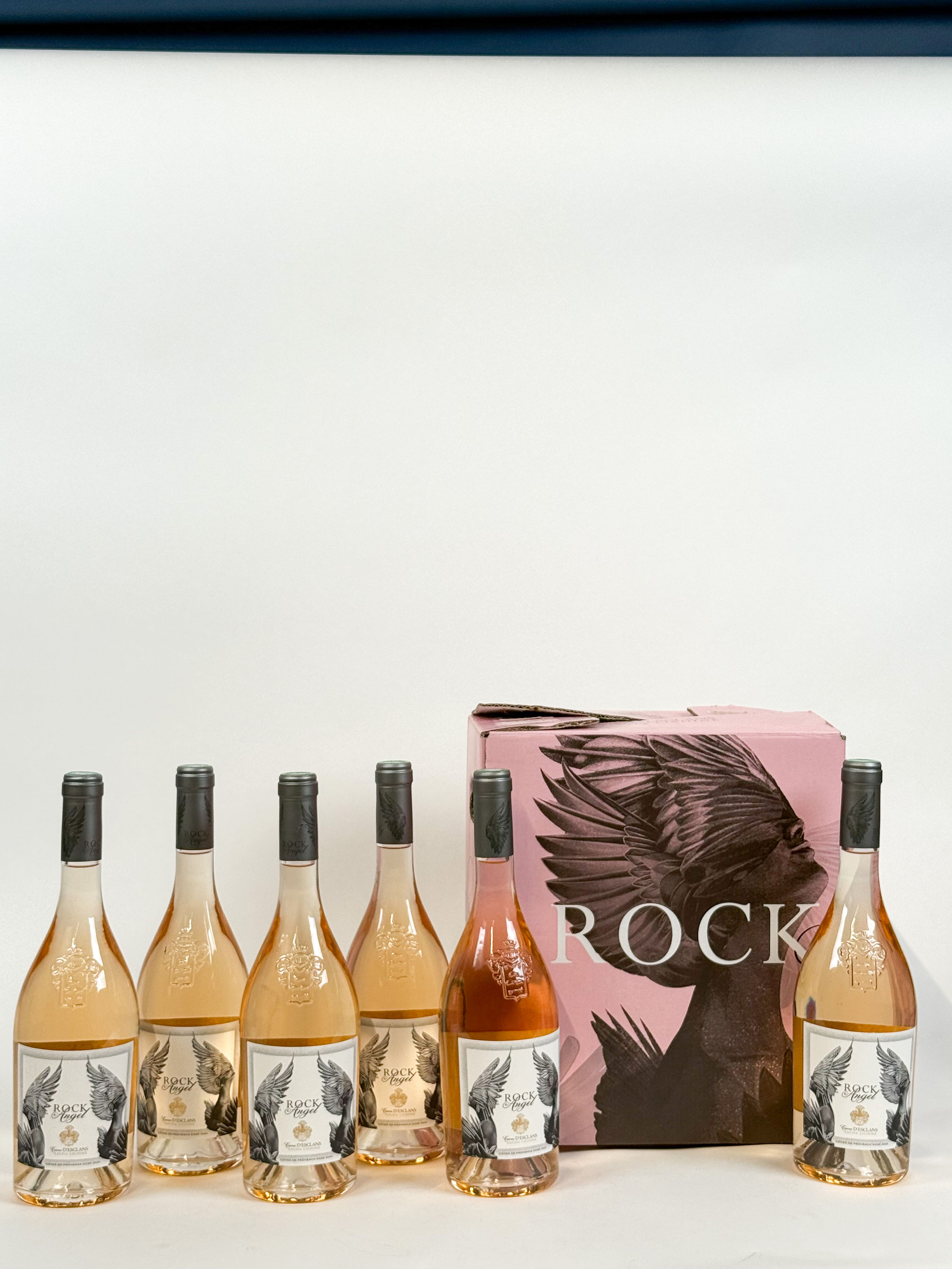 Six bouteilles Rock Angel, Caves d&rsquo;Esclans, Côtes de Provence Rosé 2024 - Lazuli