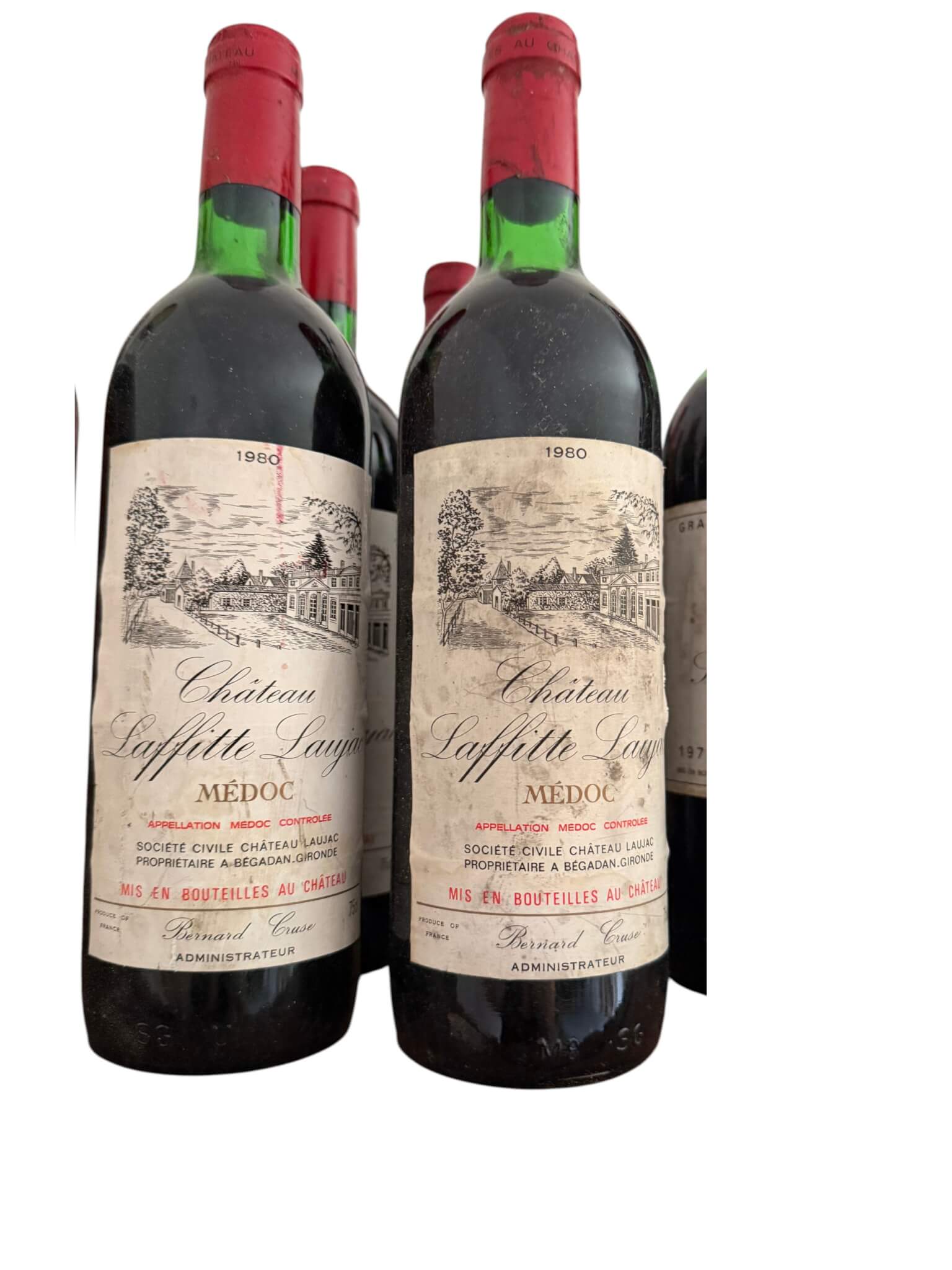 Lot de trois bouteilles Côte du Rhône : - Lazuli