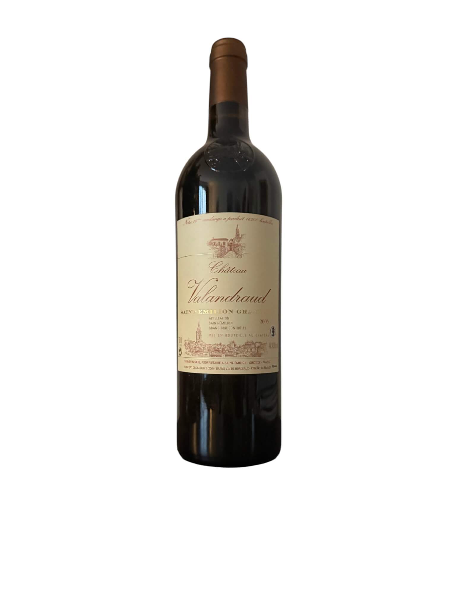 Bouteille château valandraud 2005 - Lazuli