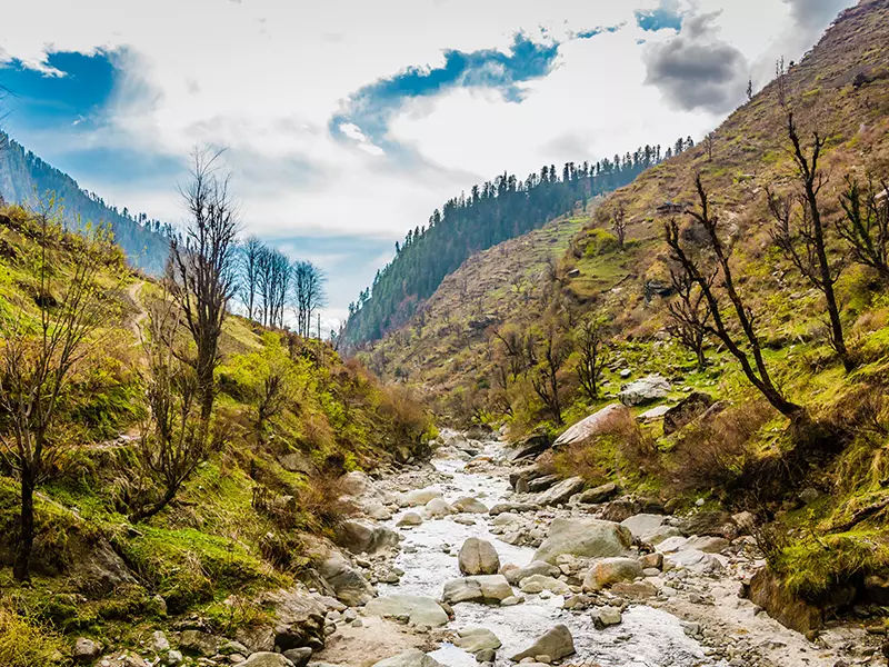 kasol river view