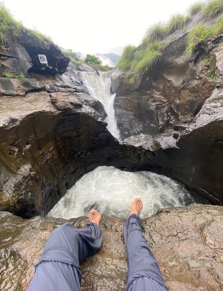 SECRET WATERFALL TREK photoshoot