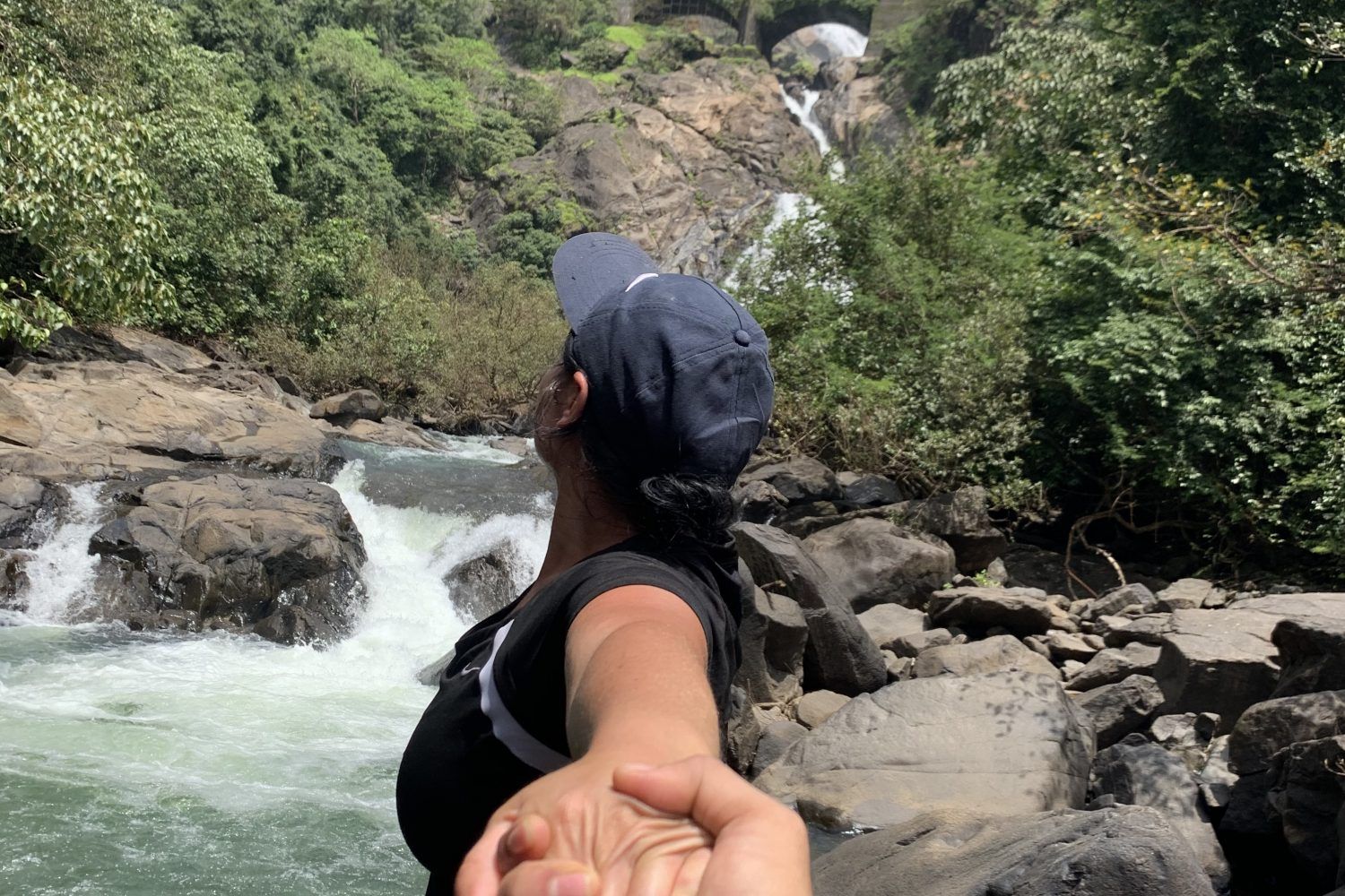 Durghsagar waterfall photoshoot