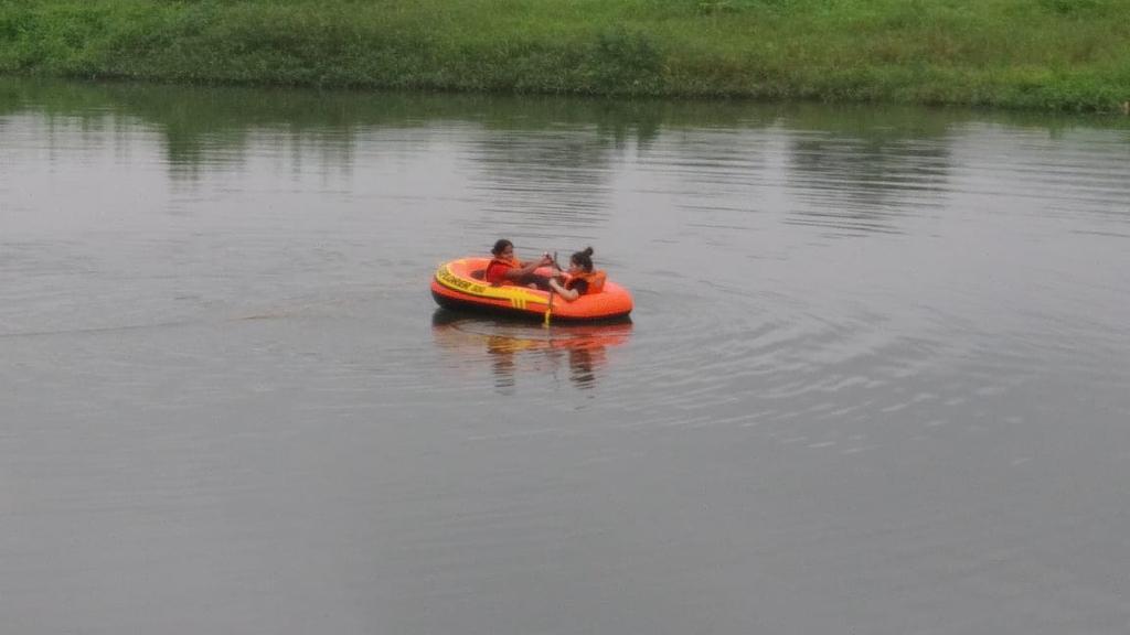 Karjat lake Camping boating