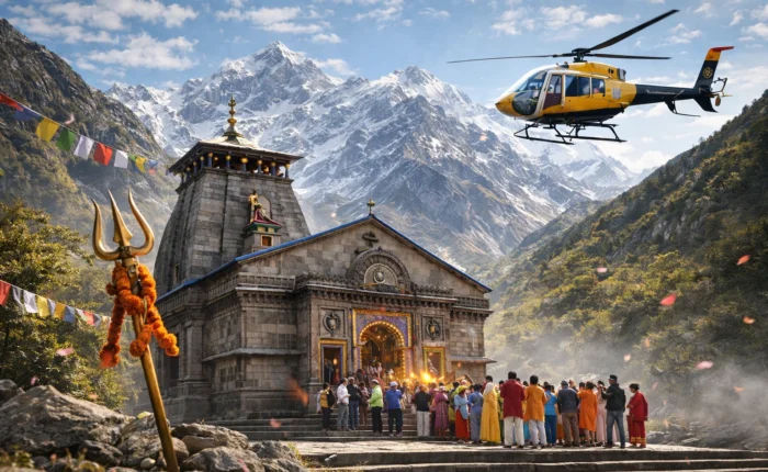 helicopter ride to kedarnath