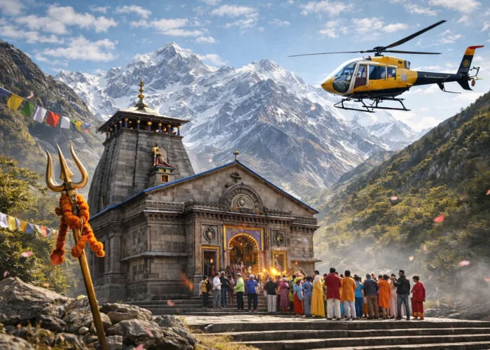 helicopter ride to kedarnath