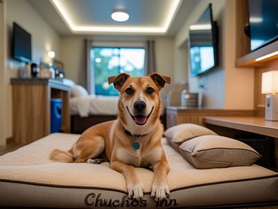 Perros felices en Chuchos Inn - Hotel y Escuela Canina en Chiapas