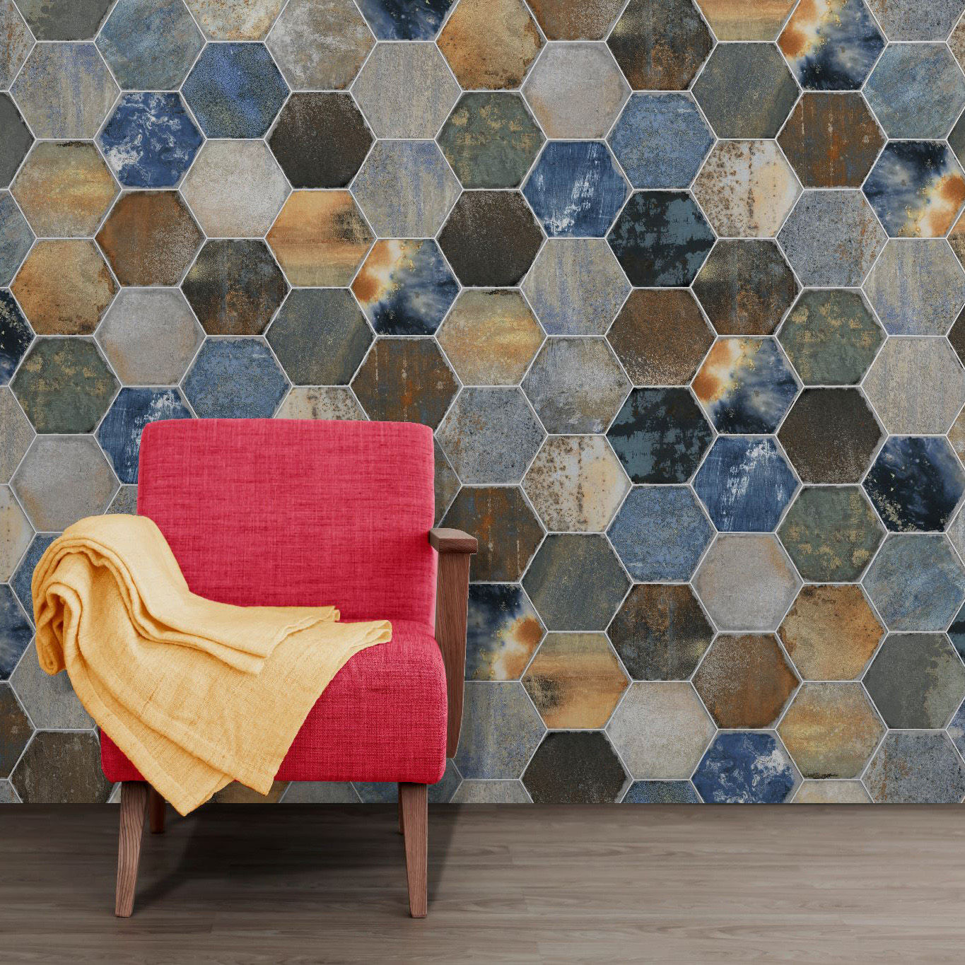 Azulejos Colección HEXAGONAL DORNE Mix