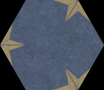 HEXAGONAL STELLA GOLD 25x22 (Caja de 1,04 m2)