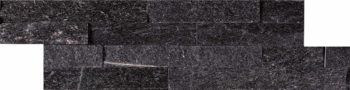 FACHALETA QUARTZ NEGRA Malla 15x55  (Caja de 0.58 m2)