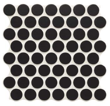 CIRCLE BLACK Mate 30,9x30,9 (Caja de 0.86 m2)