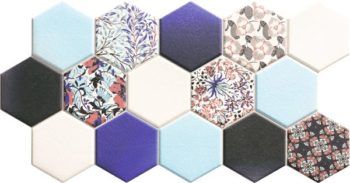 HEX NOUVEAU BLUE Mate 26,5x51 (Caja de 0.95 m2)