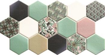 HEX NOUVEAU GREEN Mate 26,5x51 (Caja de 0.95 m2)