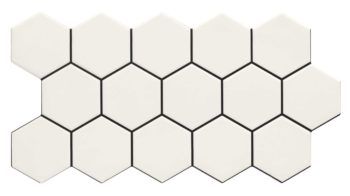 HEX WHITE SNOW Mate 26,5x51 (Caja de 0.95 m2)