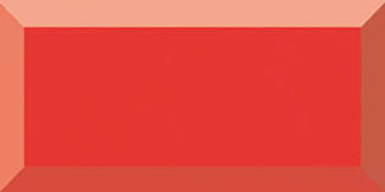 ROJO BRILLO BISELADO 10x20 (Caja de 1.00 m2)