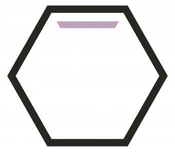 HEXAGONAL MINIMAL COLOURS 25x22