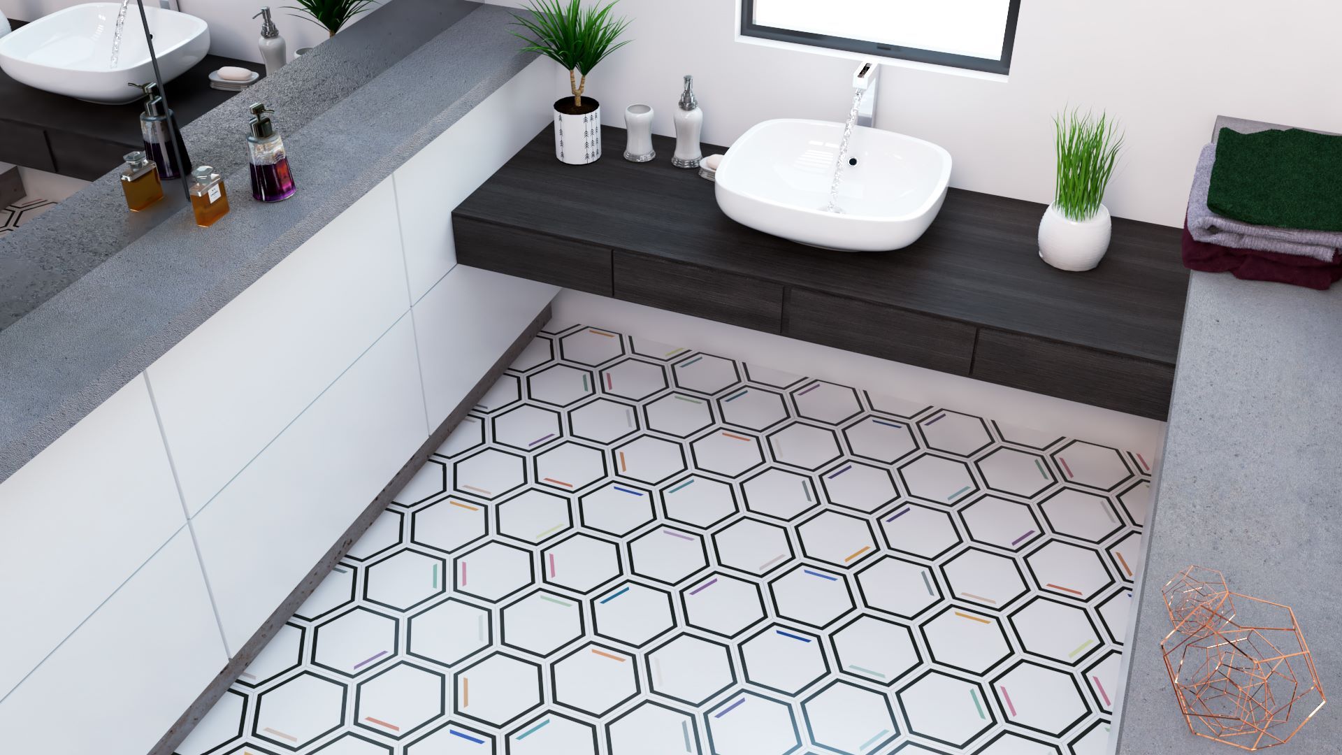 Azulejos Colección MINIMAL COLOURS Hexagonal - Imagen 3