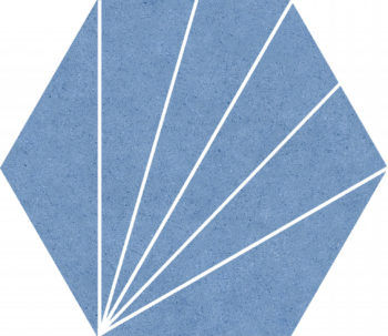 HEXAGONAL ASTER BLUE 25x22 (Caja de 1,04 m2)