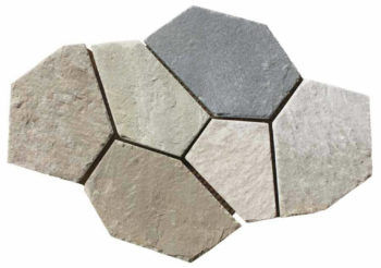 PIEDRA FLAGS MULTI Malla 68x50 (Caja de 1 m2)