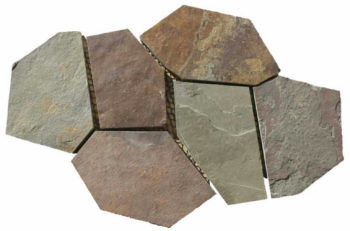 PIEDRA FLAGS RUSTY Malla 68x50 (Caja de 1 m2)