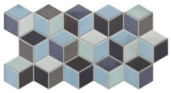 RHOMBUS BLUE 26,5x51 (Caja de 0.95 m2)
