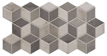 RHOMBUS GREY 26,5x51 (Caja de 0.95 m2)