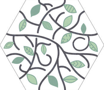 HEXAGONAL IVY GREEN 25x22 (Caja de 1.04 m2)