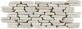 PIEDRA BATIK BLANCO Malla 10x30 (Caja de 1.00 m2)