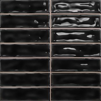 STICKS BLACK BRILLO 20x20 Precorte 3x10 (Caja de 1.00 m2)