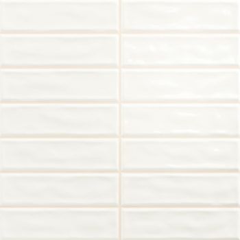 STICKS WHITE BRILLO 20x20 Precorte 3x10 (Caja de 1.00 m2)